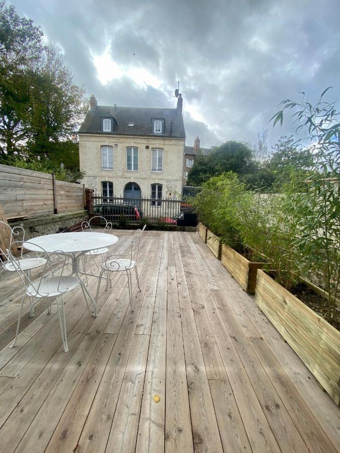 La Terrasse Saint Leonard Apartment Honfleur Bagian luar foto